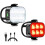 Night Cycling Bike Light, USB Rechargeable Waterproof IP65 Bicycle Light, 4+6 1