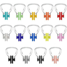 (Pure Type) New Swimming Nose Clips, 14 Pack, Swimming Nose Plugs with Waterproof Silicone,