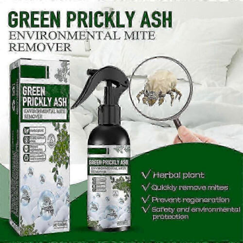 (2pcs)Bedbug and Dust Mite Killer Natural Spray Treatment for Mattresses, Blankets, 1