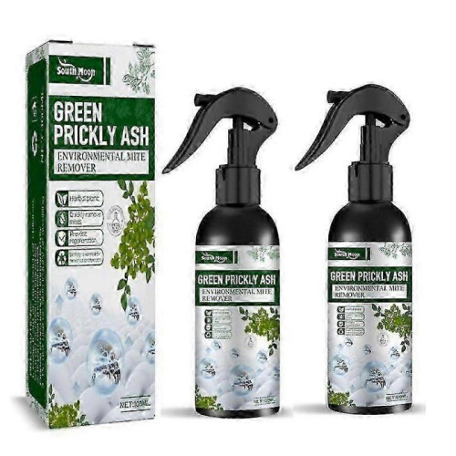(2pcs)Bedbug and Dust Mite Killer Natural Spray Treatment for Mattresses, Blankets,