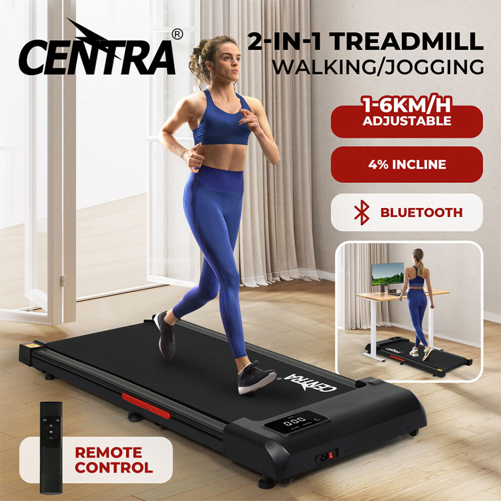 Centra Electric Treadmill Walking Pad Remote Control Fitness Home Office Gym