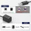 USB A to TOSLINK Optical Audio Adapter, Unidirectional USB Type A to SPDIF 5