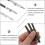 Masking Fluid Pen Ruler Pen 3 Sizes Adjustable Art Drawing Masking Liquid Pen 3 3