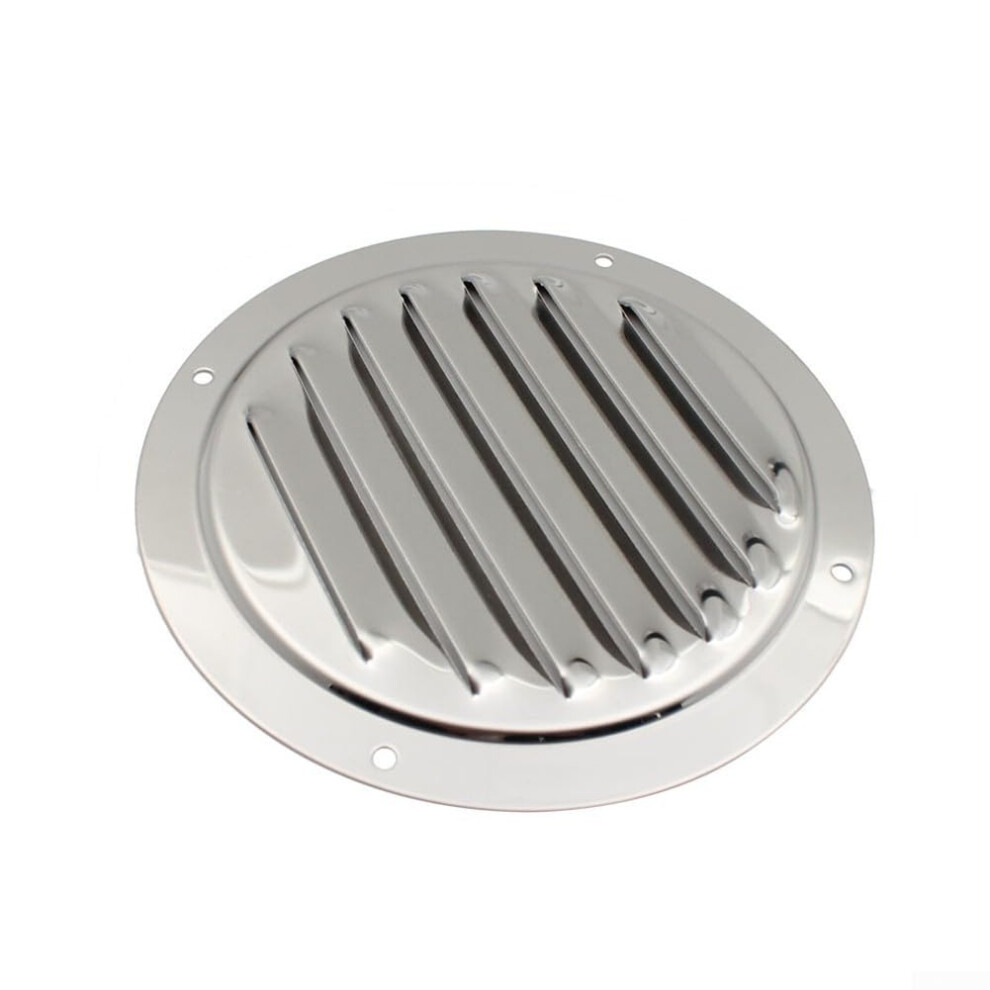 Round Slatted Ventilation Grille Made Of Resistant Stainless Steel 316 (10.2 Cm) 4 Inches 6276012026244