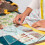 Pvczool 5 Piece Quilting Template Set Sewing Machine Ruler DIY Hand Patchwork Quilting Ruler Quilt Templates Square Templates 5