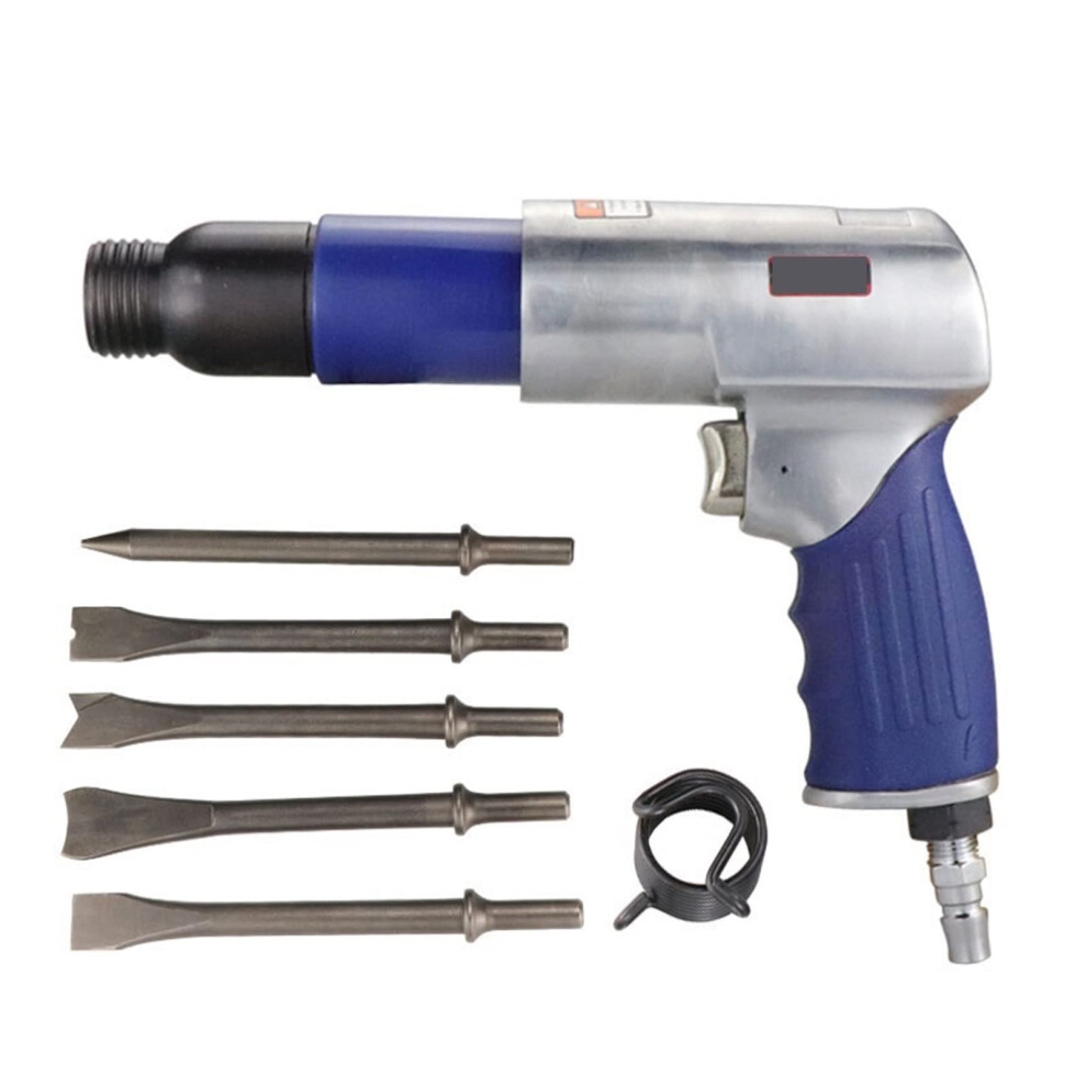 Pneumatic Hammer Set, Demolition Lifter, Pneumatic Hammer 175Mm Professional Hand Pistols With 5 Chisels 6493810296277