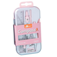 Premium Compass Set, Quick Adjustment, 9Piece Geometry Set for School, Office