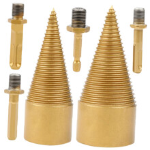 Firewood Artifact Metric Drill Bit Wood Splitter Step Cone Drill Bit