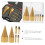 Firewood Artifact Metric Drill Bit Wood Splitter Step Cone Drill Bit 4