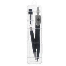 Metal Compass for Drawing Geometry Set for Compass black