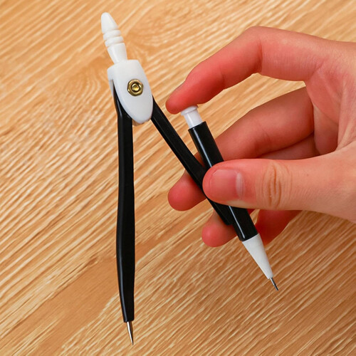 Metal Compass for Drawing  Geometry Set for Compass black 2