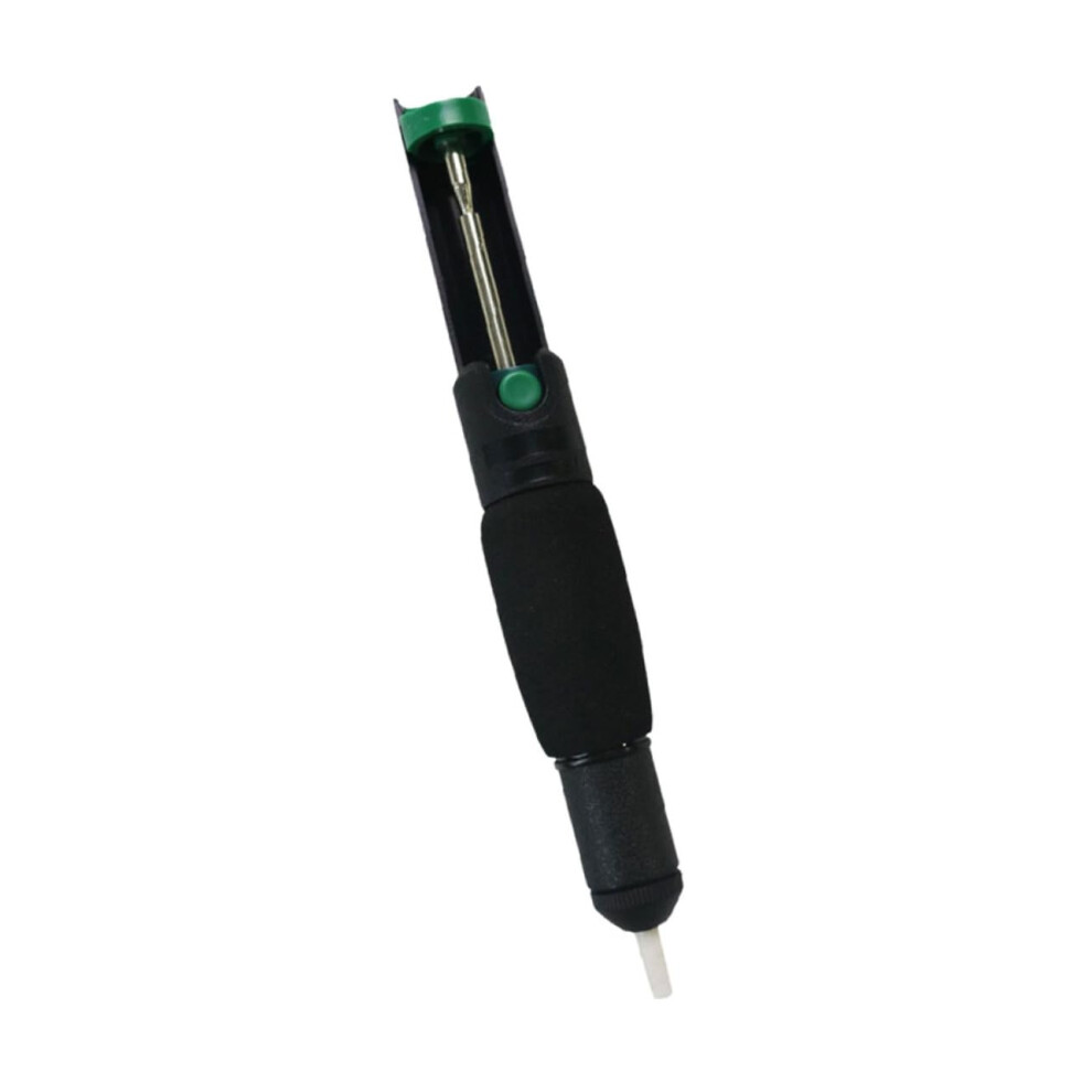 Solder Sucker Desoldering Vacuum Pump Solder Removal Tool Strong Tin Extractor Nonslip Black Vacuum Suction Cup For Hard To Reach Areas 6493810298530