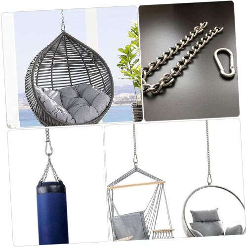 Hammock Chain, HighPerformance Rustproof with Spring Hook, Load Capacity 1