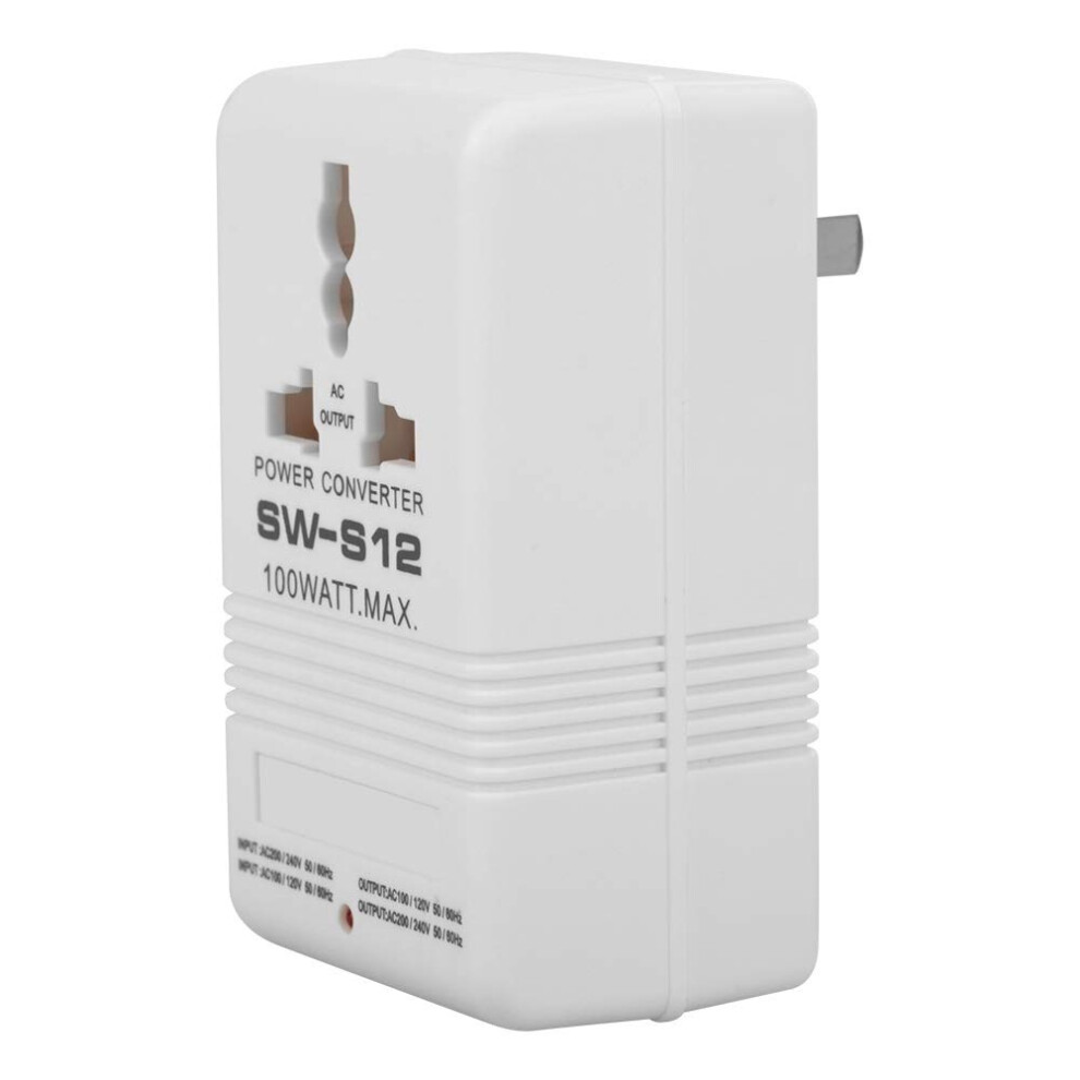 Voltage Converter Adapter Hub Up And Down Inverter Transformer 100W 110V/120V To 220V/240V 6493810299063