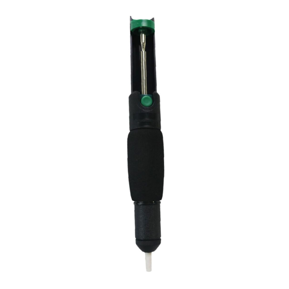 Soldering Sucker Solder Suction Pump Vacuum Desoldering Tool Tin Extractor Tool For Removing Solder Desoldering Vacuum Pump Strong Tin Extractor Black 6493810299544