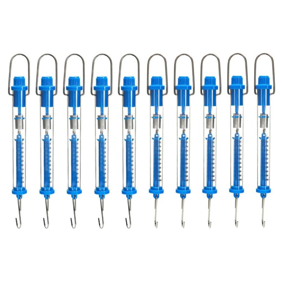 Spring Scale, 10 Pack, 10N Transparent Spring Scale Hanging Tube, Spring Scale, Spring Scale Hanging Tube, 6493810300448