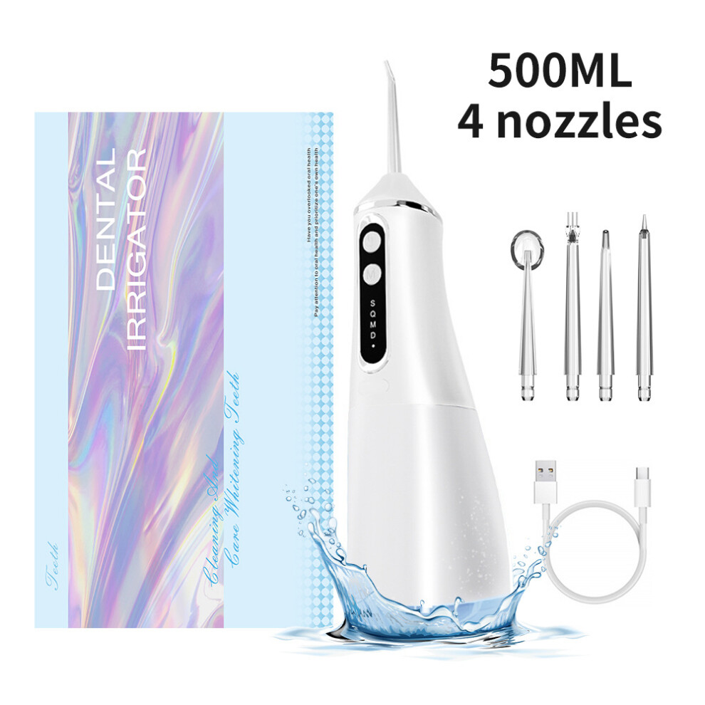 Water Jet Portable Electric Oral Irrigator with Powerful Teeth Cleaner