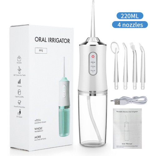Water Jet Portable Electric Oral Irrigator with Powerful Teeth Cleaner