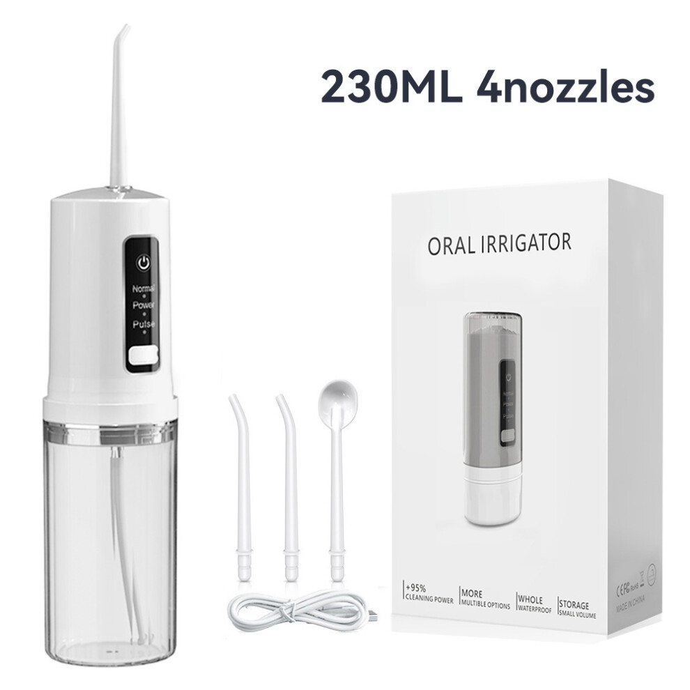Water Jet Portable Electric Oral Irrigator with Powerful Teeth Cleaner