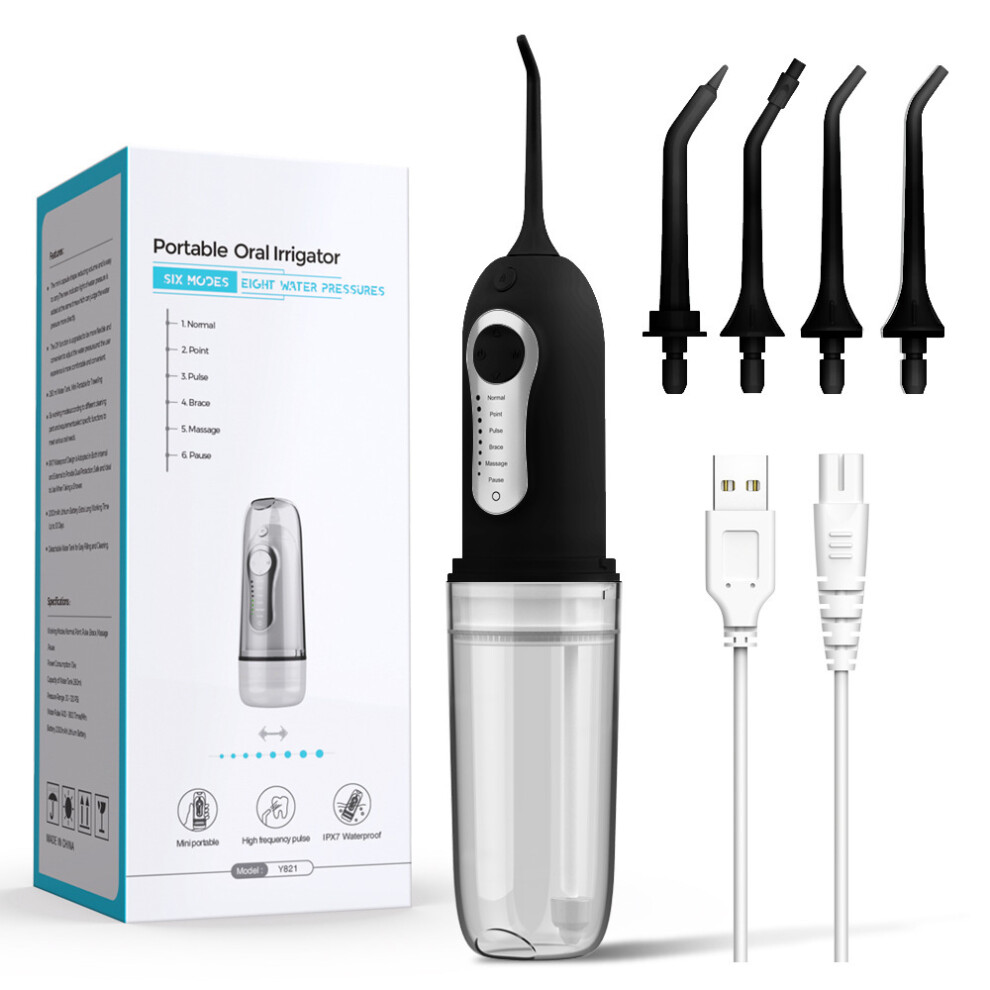 Water Jet Portable Electric Oral Irrigator with Powerful Teeth Cleaner