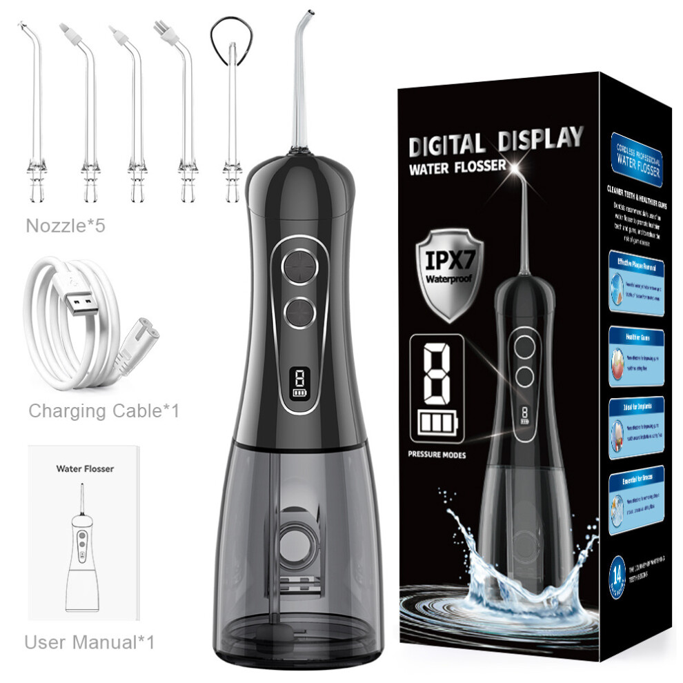 Water Jet Portable Electric Oral Irrigator with Powerful Teeth Cleaner