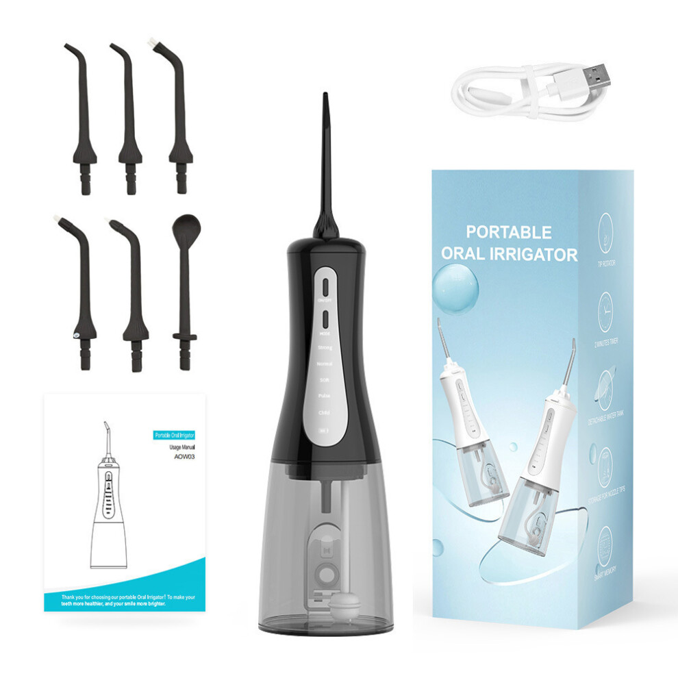 Water Jet Portable Electric Oral Irrigator with Powerful Teeth Cleaner