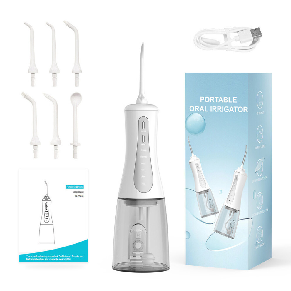 Water Jet Portable Electric Oral Irrigator with Powerful Teeth Cleaner