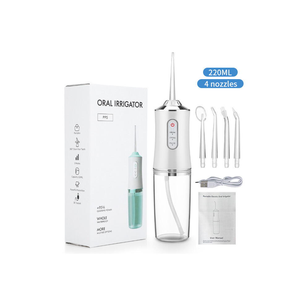 Water Jet Portable Electric Oral Irrigator with Powerful Teeth Cleaner
