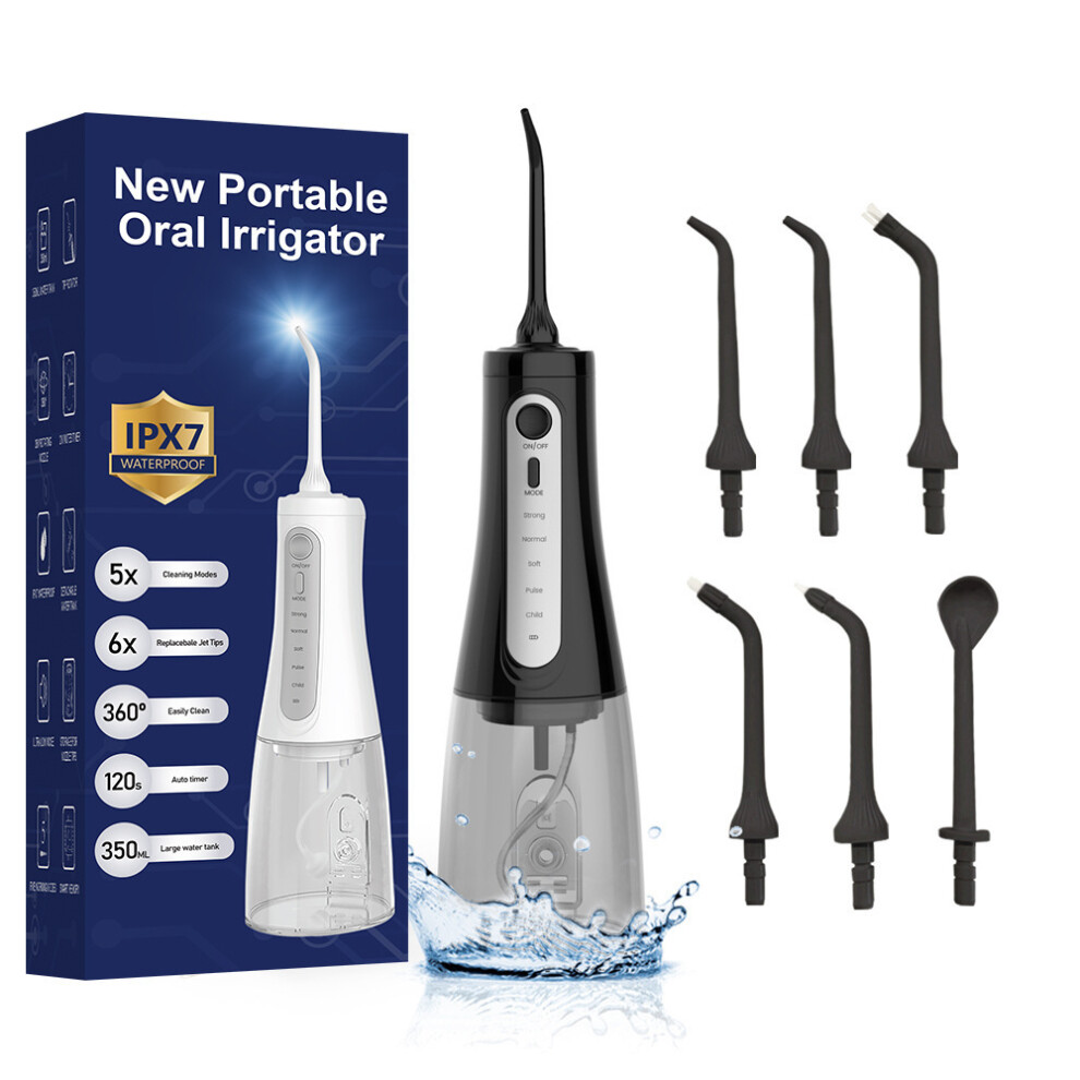 Water Jet Portable Electric Oral Irrigator with Powerful Teeth Cleaner