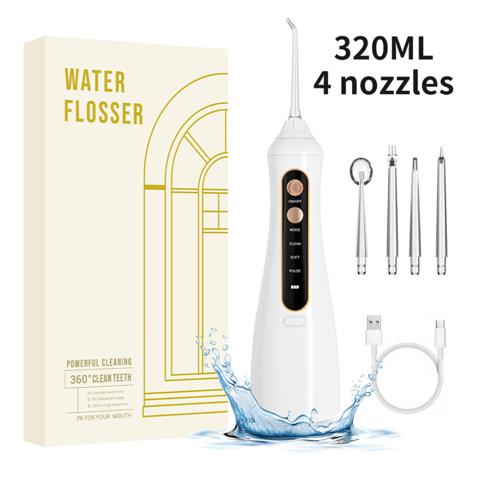 Water Jet Portable Electric Oral Irrigator with Powerful Teeth Cleaner