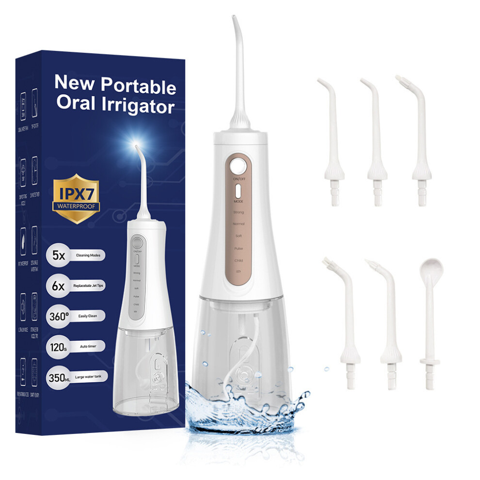 Water Jet Portable Electric Oral Irrigator with Powerful Teeth Cleaner