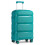 (blue, 24/28) PP Hard Shell Luggage Suitcase Set Travel Trolley Case With TSA Lock 6