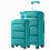(blue, 24/28) PP Hard Shell Luggage Suitcase Set Travel Trolley Case With TSA Lock 1
