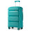 (blue, 24/28) PP Hard Shell Luggage Suitcase Set Travel Trolley Case With TSA Lock 5
