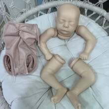 19 Pollici Neonati Baby Rorning Bambola Kit Baby Kai Lifele Touch Touch Fresco Color Bambole Parti Di Bambola