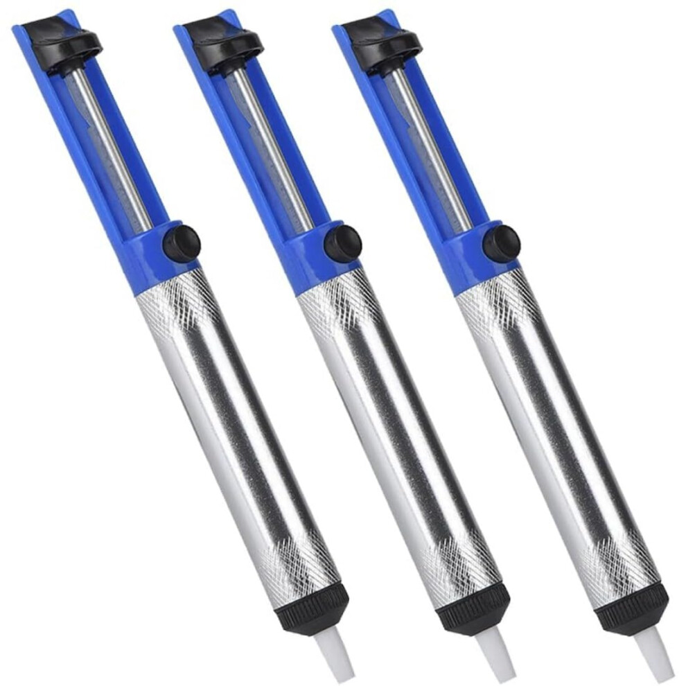 Desoldering Pump, Solder Remover Tool, Solder Sucker Desoldering Pump, Vacuum Pump, Manual Desoldering, Suction Pump, Soldering Accessories, 3 Pieces 6493810301506