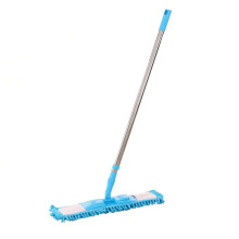 Microfiber mop, dry, wet, double use, 360degree rotation, adjustable length, efficient cleaning, flat mop for all floors