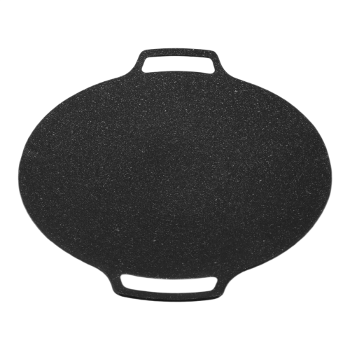 35cm Cast Iron Frying Pan Induction Cooker Open Flame Cooking Pot 1