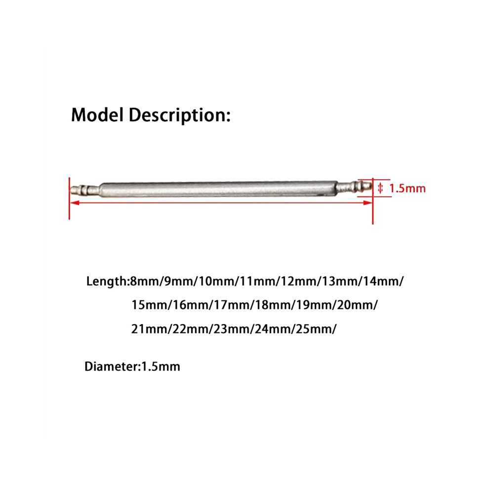 360Pcs Watch Spring Bar 8Mm-25Mm Strap Link Pins-image-OPC-PJ55JMB-NEW