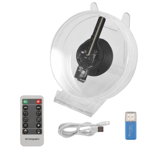 3D Fan Hologram Projector LED Sign Display Support Images and Video 2