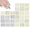 30 Sheets Nail Sticker Mixed Colors & Patterns for Nail Art Decoration Glitter 4