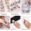 30 Sheets Nail Sticker Mixed Colors & Patterns for Nail Art Decoration Glitter 5