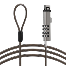 Cavo di sicurezza USB universale per laptop con lucchetto a combinazione a 4 cifre per computer