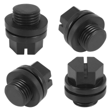 Pacote com 4 plugues de drenagem com anéis de vedação para substituição de filtros de piscina