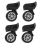 4 Pack Luggage Replacement Wheels, Universal Swivel Wheel for Luggage 3