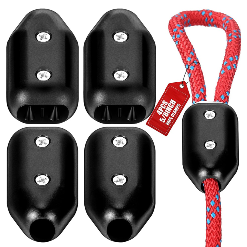 4 braçadeiras de corda grandes de 5/8 polegadas reutilizáveis 1
