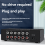 4 in 2 Out Audio Switch Mixer Splitter, Stereo High Fidelity, EU PLUG 4