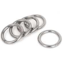 Cintas de aço inoxidável de 40 mm x 5 mm, anéis de vedação soldados, 5 peças