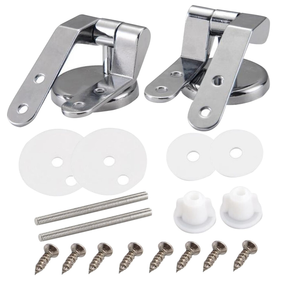 Toilet Seat Hinges With Soft Close And Screw Zinc Alloy Mute 6493810303784
