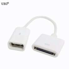 10cm Docking 30 Pin Female To Usb 2.0 Female Data Charge Short Cable Dock 30p Black &